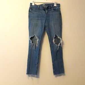 Distressed Boyfriend Jeans